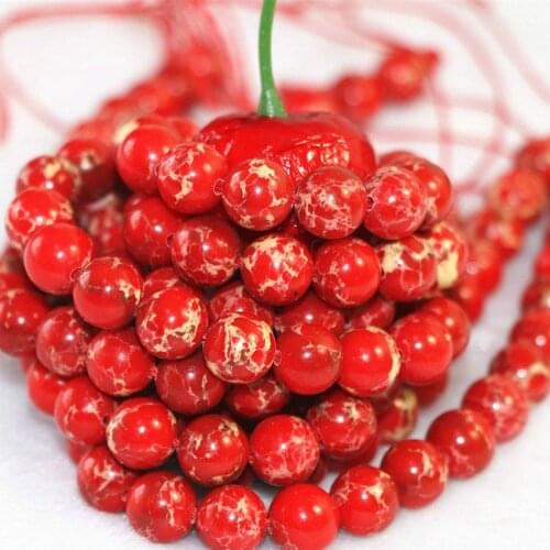 4color emperor stone imperial natural 6mm 8mm 10mm 12mm round loose beads fit diy necklace/bracelet for women jewels 15inch B127