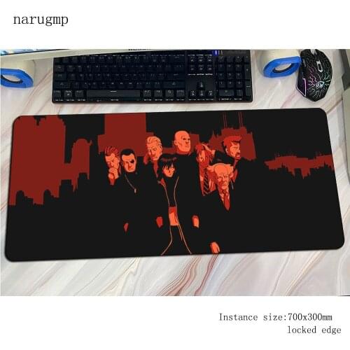 Ghost in the Shell mouse pad big Computer mat 700x300x3mm gaming mousepad Halloween Gift padmouse keyboard games pc gamer desk