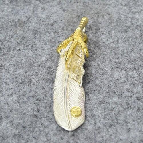 Takahashi Kagura Goros Sterling Silver Eagle Claw Pendant Female Creative DIY Personalized Pendant Necklace Pendant Tide Male