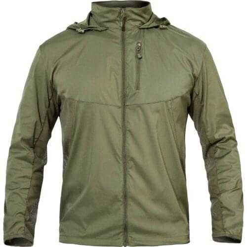 Man Army Tactical Camouflage Skin Jacket Men Ultra Thin Waterproof Raincoat UV Protection Breathable Hood Military Clothes