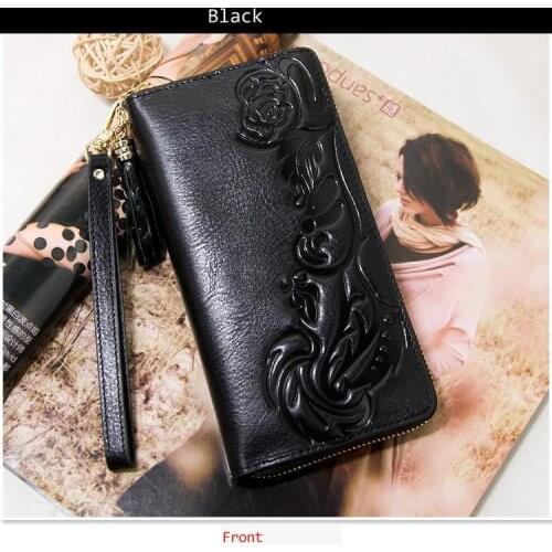 2021 New Luxury Leather Handmade Wallet Vintage Style Handmade Embossed Leather Mens And Womens Wallets Wallets Card Holders