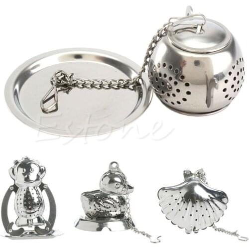 Novelty Spice Strainer Filter Herb Stainless Steel Loose Tea Leaf Infuser Ball