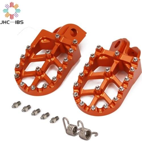 For KTM 65 85 125 150 200 250 300 350 400 450 540 1090 1290 SX EXC XC SXS XCW XCF Motorcycle CNC Footrest Footpeg Foot Pegs