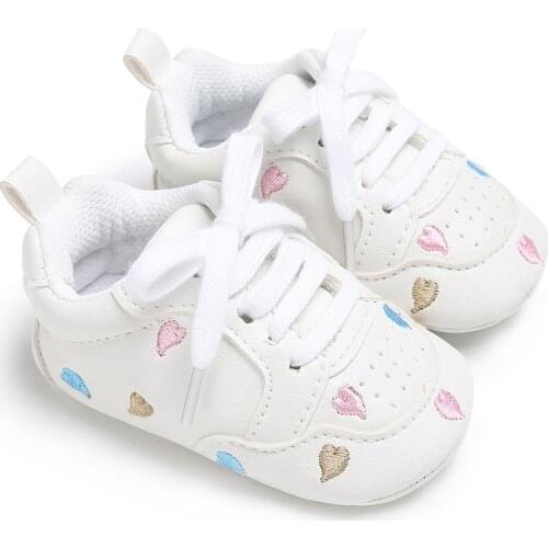 Casual Baby Shoes Infant Baby Girl Crib Shoes Cute Soft Sole Prewalker Sneakers Walking Shoes Toddler First Walker