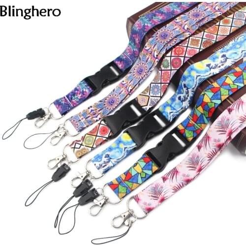 Blinghero Stylish Lanyard Strap Cool Keys Strap Lanyard for Phone Camera Retro Style Lanyard ID Badge Holder Fashion Gift BH0422