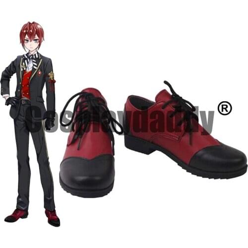 Twisted Wonderland Villains Academy Adventure Game Heartslabyul Dormitory Riddle Rosehearts Student Ver. Cosplay Shoes X002