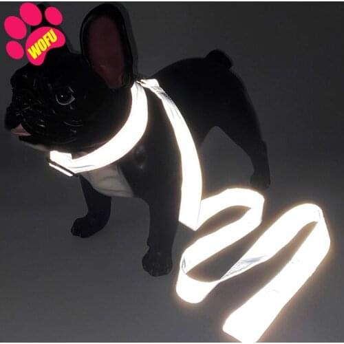 WOFUWOFU Dog reflective Personalized Leash，Reflective dog leash，Trendy dog leash，Cat Harness，Dog reflective vest