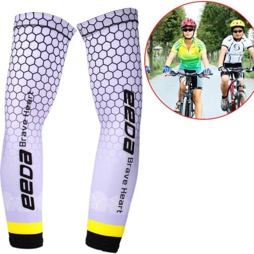 Cycling Running Volleyball Uv Sun Protection Protective Arm Sleeve Bike Sport Arm Warmers Cover Football Basketball Sleeves
