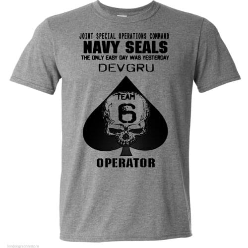 Navy Seals Devgru Team Operator Military T-Shirt. Summer Cotton Short Sleeve O-Neck Mens T Shirt New S-3XL