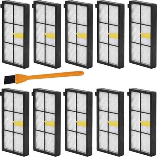 11 Pcs Hepa Filter for Irobot Roomba 960 800 870 871 880 980 981 Replacement Filters for Vacuum Cleaner, Honfa Kit