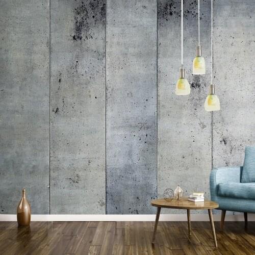 Custom 3D Wallpaper Retro Cement Wall Mural Living Room TV Bedroom Restaurant Background Wall Decor Creative Art Papel De Parede