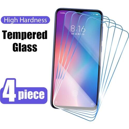 4Pcs Protective Glass For Xiaomi Mi 9T 11i A2 A3 Note 10T Pro Lite 5G Tempered Glass for Poco F2 F3 M2 M3 X2 X3 GT NFC Protector