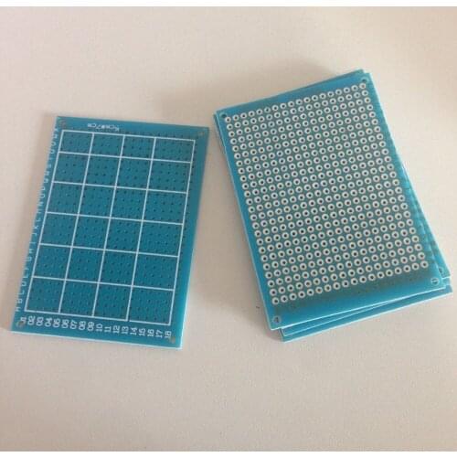 5pcs 5cmx7cm 2.7" x 2" Single Side Universal Prototype PCB Circuit Board Blue