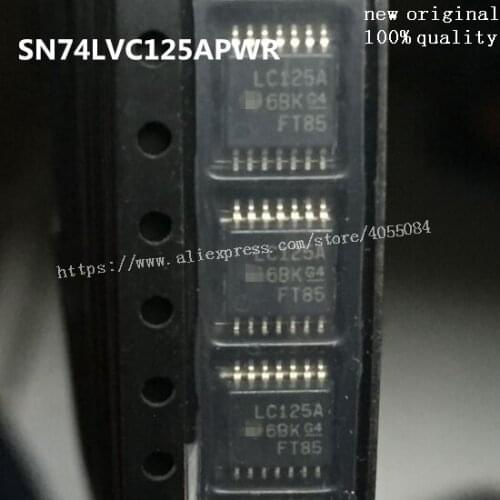 5PCS SN74LVC125APWR SN74LVC125A LVC125A LC125A Electronic components chip IC