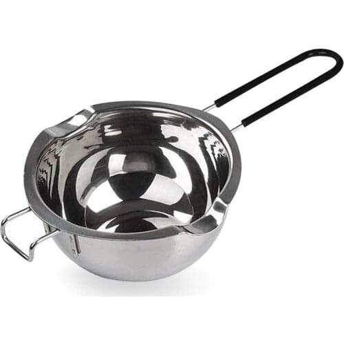304 Stainless Steel Melting Bowl 400ml Heating Kettle Chocolate Water Proof Insulated Pan Butter Bakeware