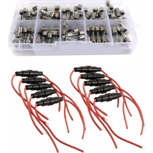 Fast Glass Fuse Kit In Package 0.2A 0.5A 1A 2A 3A 5A 6A 8A 10A 15A /250V 5*20 Insurance Tube Package