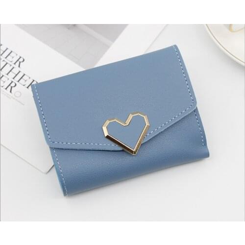 2021 Leather Women Wallet Hasp Small and Slim Coin Pocket Purse Women Wallets Cards Holders Luxury Brand Wallets Designer Purse