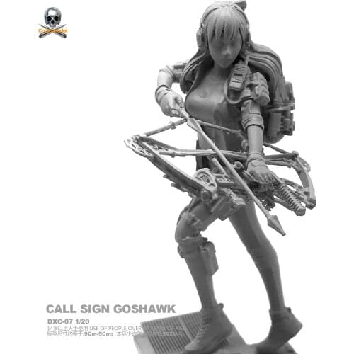 Beautiful Sagittarius Figure 1/20 Resin Soldier With Platform Colorless And Self-assembled Dxc-07