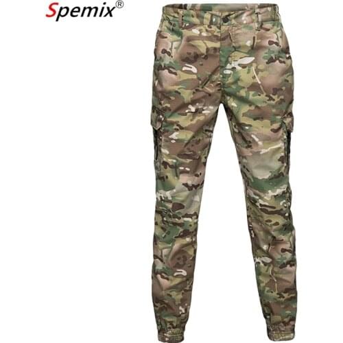 Men Fashion Streetwear Casual Camouflage Joggers sweatpants Tactical Military Trousers Men Cargo Pants Breathable Waterproof