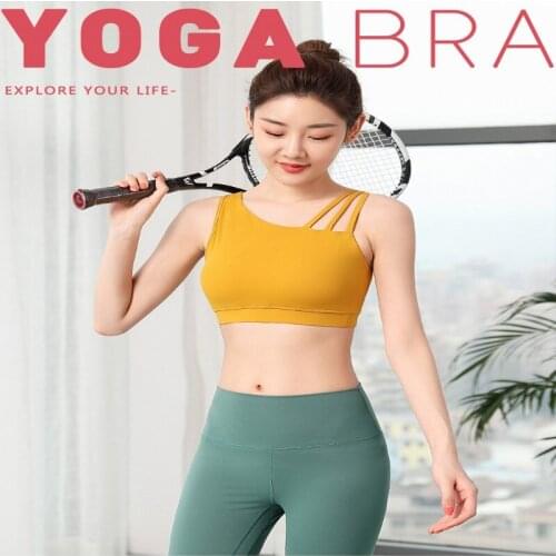 2021 Summer Sports Underwear Shockproof Fitness Bra Yoga Vest Back Yoga Jacket Womens Fitness Intimates Shapers
