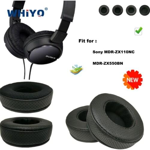 Replacement Ear Pads for Sony MDR ZX110NC ZX550BN ZX 110NC Headset Parts Leather Cushion Velvet Earmuff Headset Sleeve Cover
