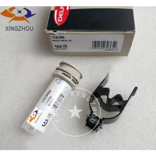 Original common rail injector repair kit bag 7135-650 for delphii sangyong A6640170221