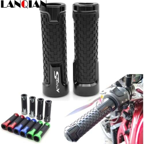 For BMW K1200S 7/8 22MM Motorcycle Handlebar Grips Hand Bar Grips K1200S 2004 2005 2006 2007 2008 K 1200 S CNC Accessories