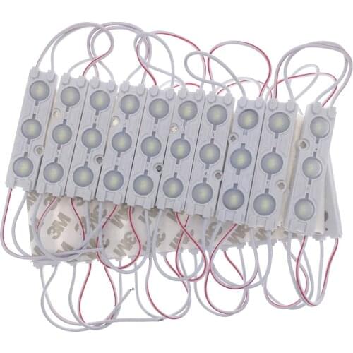 SMD5730 5630 Waterproof Led Module Injection Lens DC12V 3LEDs/pc 160 Beam Degree