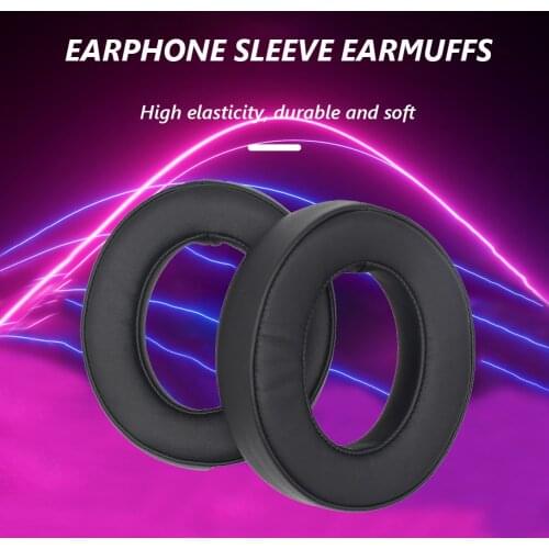 Earpads Replacement for Corsair HS50 Pro HS60 Pro HS70 Pro Headset Protein Leather Memory Foam Ear Pad Cushion 1 Pair