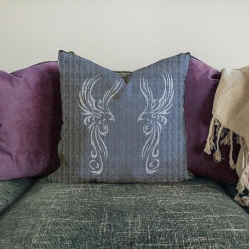 Tribal Eagle Stencil Design, Painting Template 30x30 Cm, Walls, Tiles, furniture For Easy and Practical Pattern Application