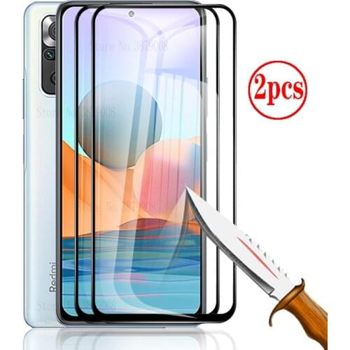 2PCS full cover protective glass for redmi note 10 pro max Screenprotector for xiaomi redmi note 10pro not10 protect sklo glass