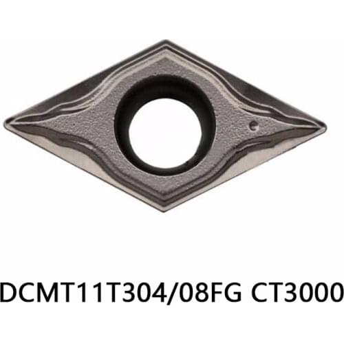 DCMT11T304FG CT3000 DCMT11T308FG CT3000 Carbide Inserts Lathe Cutter Tools Original CNC Tools inserto para torno