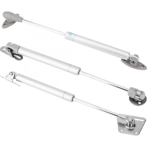 2Pcs 100N Furniture Cabinet Flap-Up Door Gas Spring Strut Cupboard Wardrobe Pneumatic Lift Support Rod Buffer Soft Close Hinge
