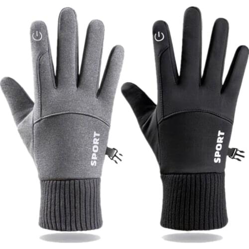 2021 Thermal Winter Gloves Touch Screen Outdoor Sports Running Glove Warm Full Finger Gloves For Men Women Magic Knitted Gloves