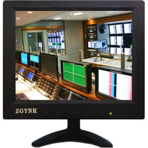 5 PCS 8 inch TFT LED Monitor VGA AV BNC industrial security LCD monitor High-definition computer monitors