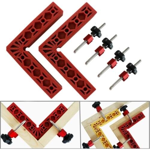 90 Degrees L-Shaped Auxiliary Fixture Woodworking Splicing Board Positioning Panel Fixed Clip Picture Frame Corner Angle Clamp