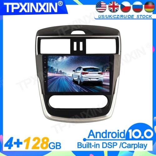 128G Android10.0 For Nissan TIIDA 2014-2019 Head Unit Car Multimedia Player Auto Radio Tape Recorder GPS Navigation DSP IPS 2Din