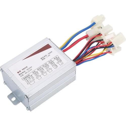 24V 250W Brushed Controller Box for Electric Bicycle Scooter E-bike Motor for Electric Bicycle Scooter E-bike Accessory