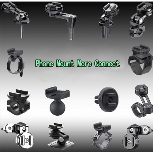 Phone Mount Vibration Anti-Vibration Triple Tree Fork Clamp Phone Stem Moto GPS Phone Holder Handlebar Bracket Connect