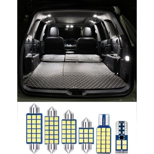 For Honda City GM2 GM3 2011 2012 2013 2014 4pcs Festoon 12v Car LED Bulbs Kit Interior Dome Reading Lamp Trunk Light Accessories