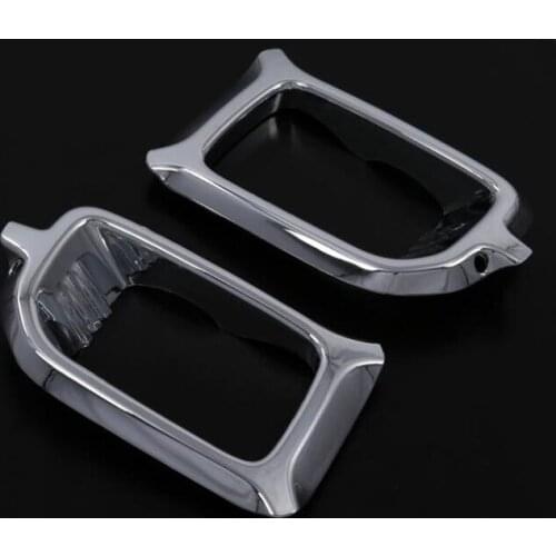 For KIA Sportage R 2018 2PCS ABS Chrome Car Front & Rear Fog Lamps Cover Trim Fog Lamp Light Shade Trim Car Styling