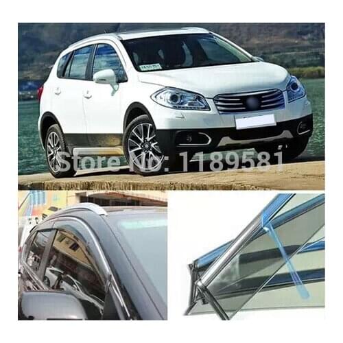 For Suzuki S-Cross 2014 2015 2016 Window Wind Deflector Visor Rain/Sun Guard Vent