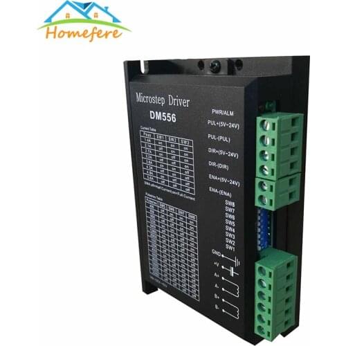 Stepper Motor Driver DM556 2 phase 5.6A for 57 86 stepper motor NEMA23 NEMA34 Stepper Motor Controller