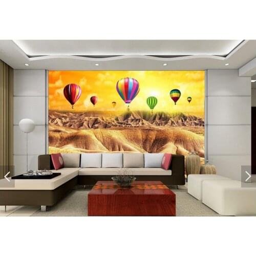 3D photo wallpaper custom 3d wall murals wallpaper Creative balloon sofa setting wall wallpaper 3d living room decoration