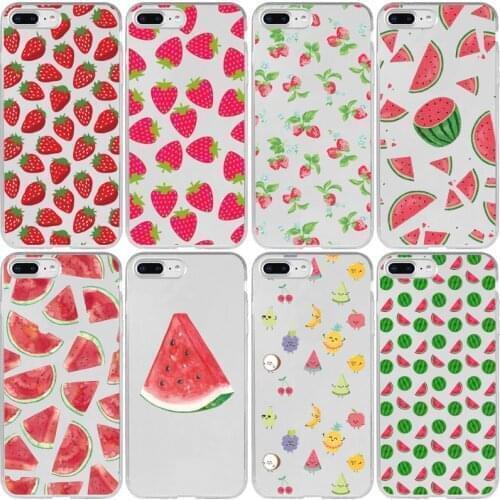 Fruit Cherries Watermelon Strawberry Cover Case for Xiaomi Redmi Note 9 9S 9A 9C 8T 8 7 6 5 4 Pro Max Prime