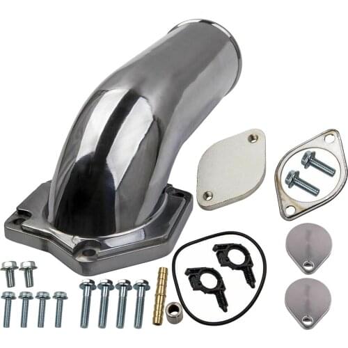 EGR Valve Kit with Intake Elbow Engine Cooler & Throttle Valve Kit Leak Prevent Kit For Ford 6.4L 2008 08-10