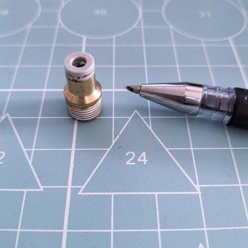 Brass Body Joint 3.2mm Quick Plug Connector Rc1/8 Tapered Thread Fittings