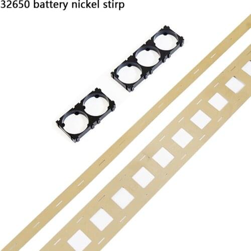 5m High Purity Pure Nickel Stripl for 32650 Lithium Batteries Welding Tape Nickel Belt For 32650 battery 2P/3P holder