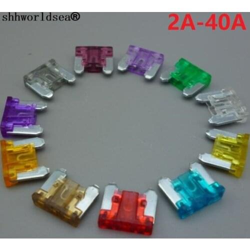 Shhworldsea 20PCS Mini Size MICRO Automotive Car Fuse For Mazda for Mitsubishi for Toyota Hyundai Nissan Honda 5A 7.5A 10A 15A