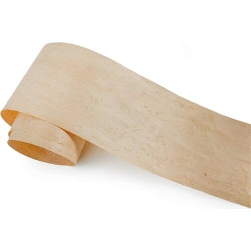 Natural Genuine Canada Maple Skylark BirdsEye Wood Veneer for Furniture Vehicle Musical Instrument